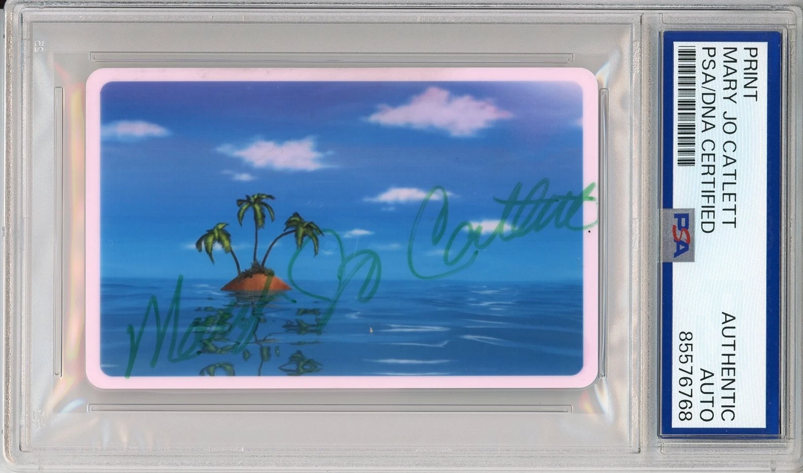 SPONGEBOB SQUAREPANTS MRS PUFF DRIVERS LICENSE SIGNED MARY JO CATLETT PSA DNA