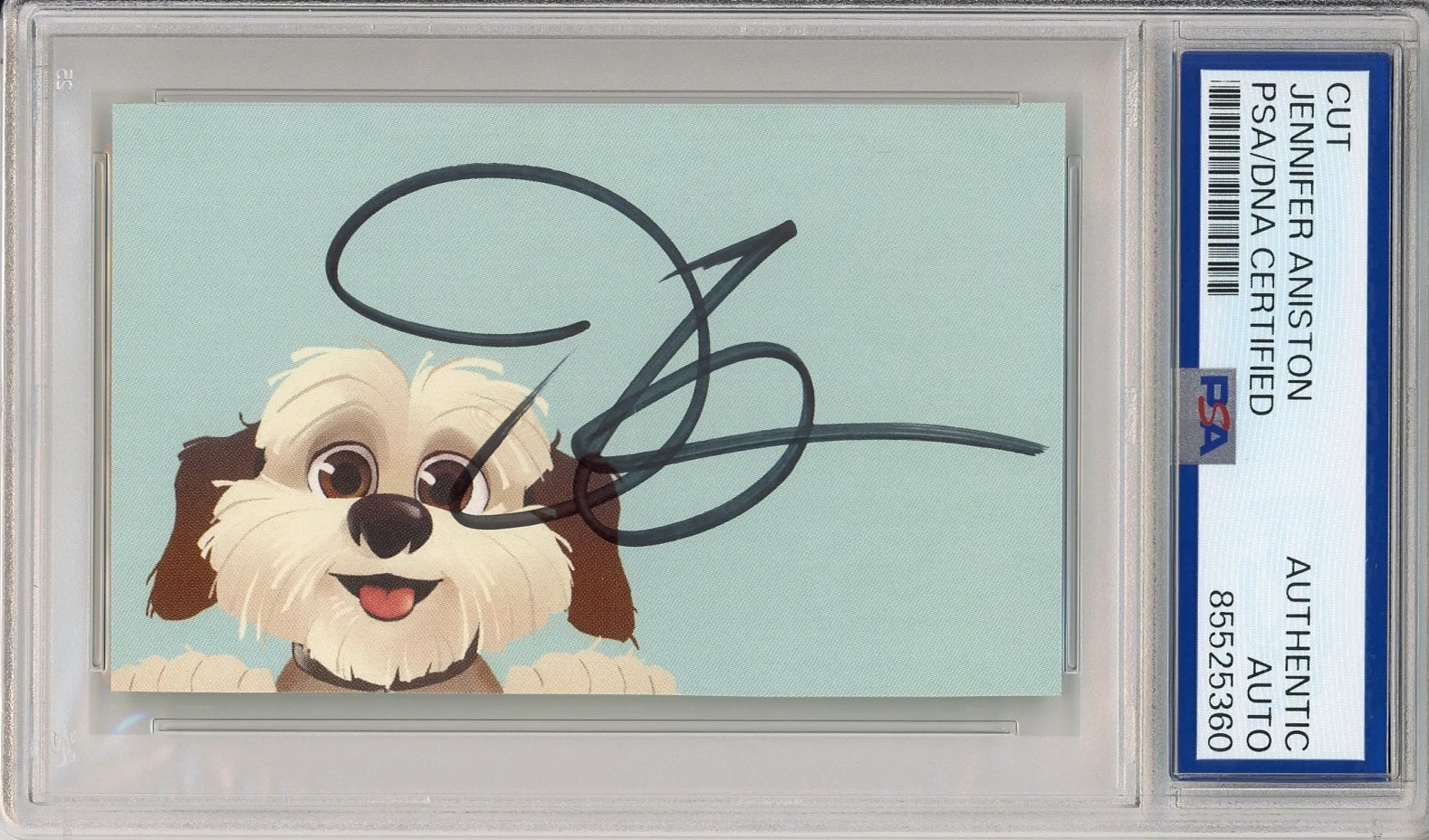 Jennifer Aniston of FRIENDS SIGNED Cut Signature PSA DNA COA AUTHENTIC AUTOGRAPH