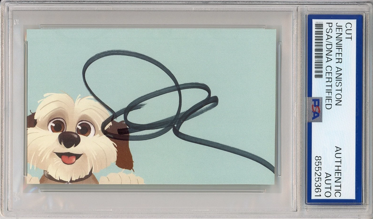 Jennifer Aniston FRIENDS TV SHOW SIGNED Cut Signature PSA DNA COA CERTIFIED