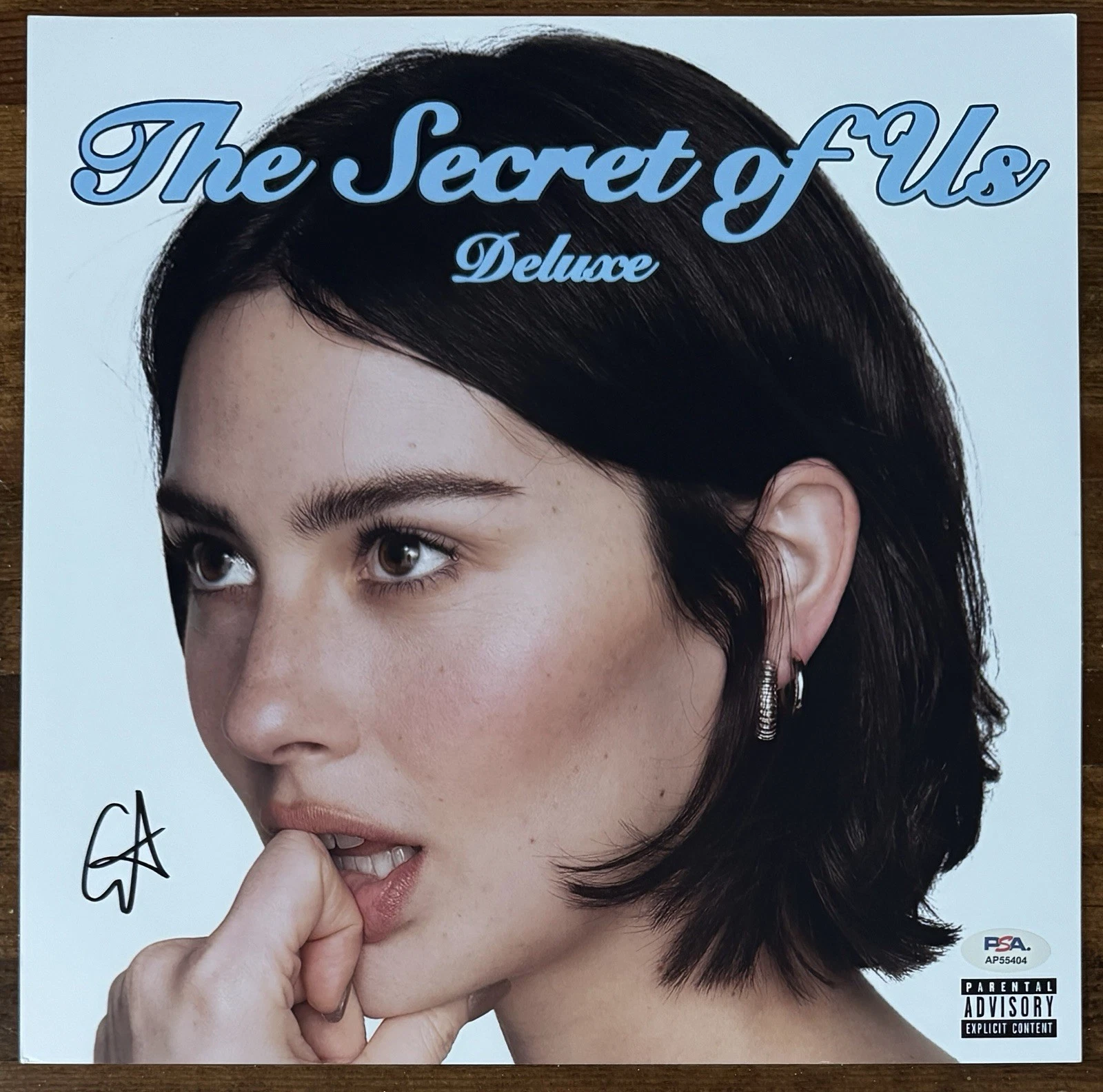 Gracie Abrams The Secret Of Us Deluxe Vinyl & SIGNED Picture Card PSA DNA COA