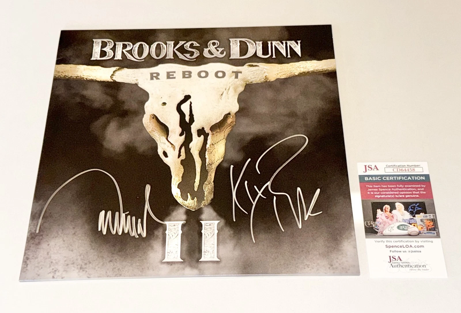 Brooks & Dunn signed Reboot Vinyl Album autographed LP JSA