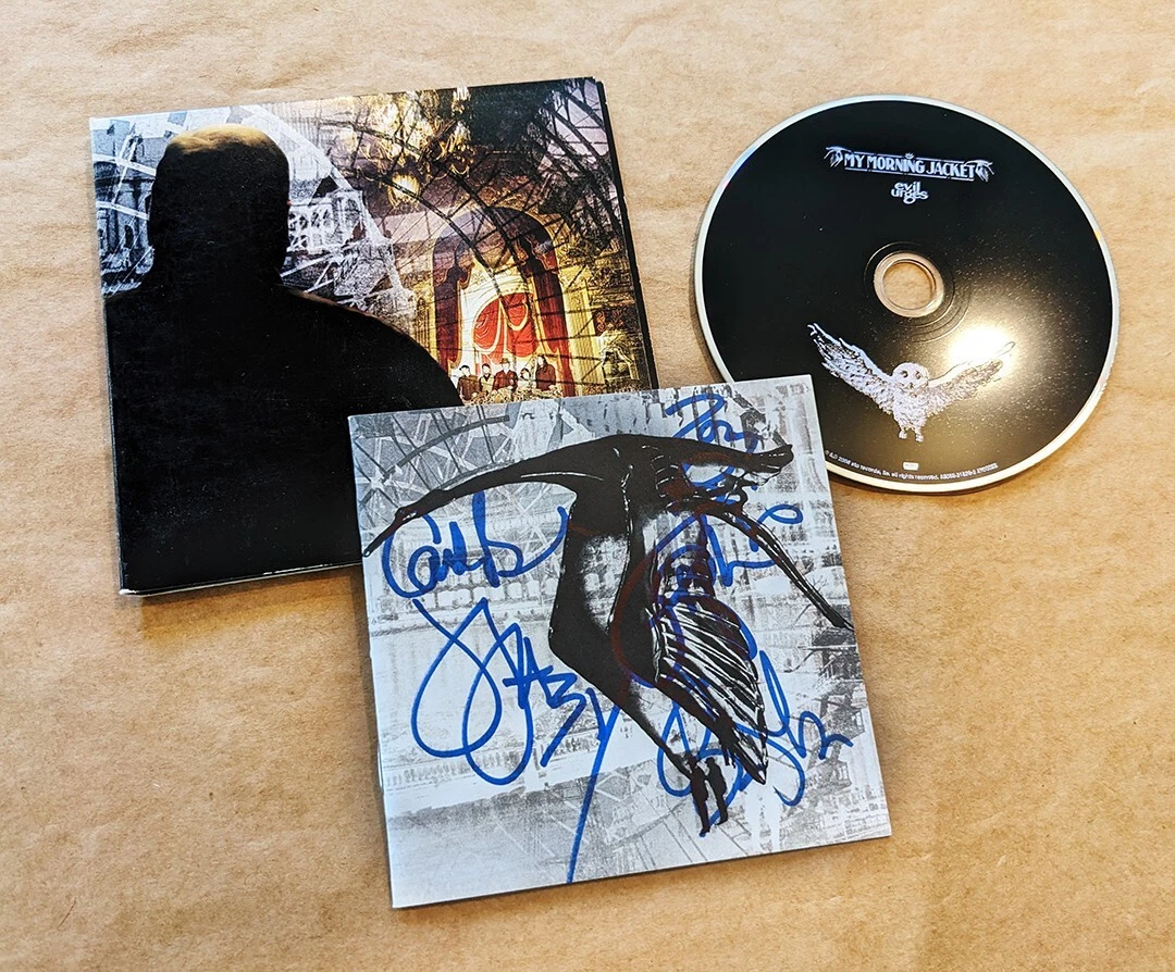 My Morning Jacket REAL hand SIGNED Evil Urges CD COA Autographed by all 5