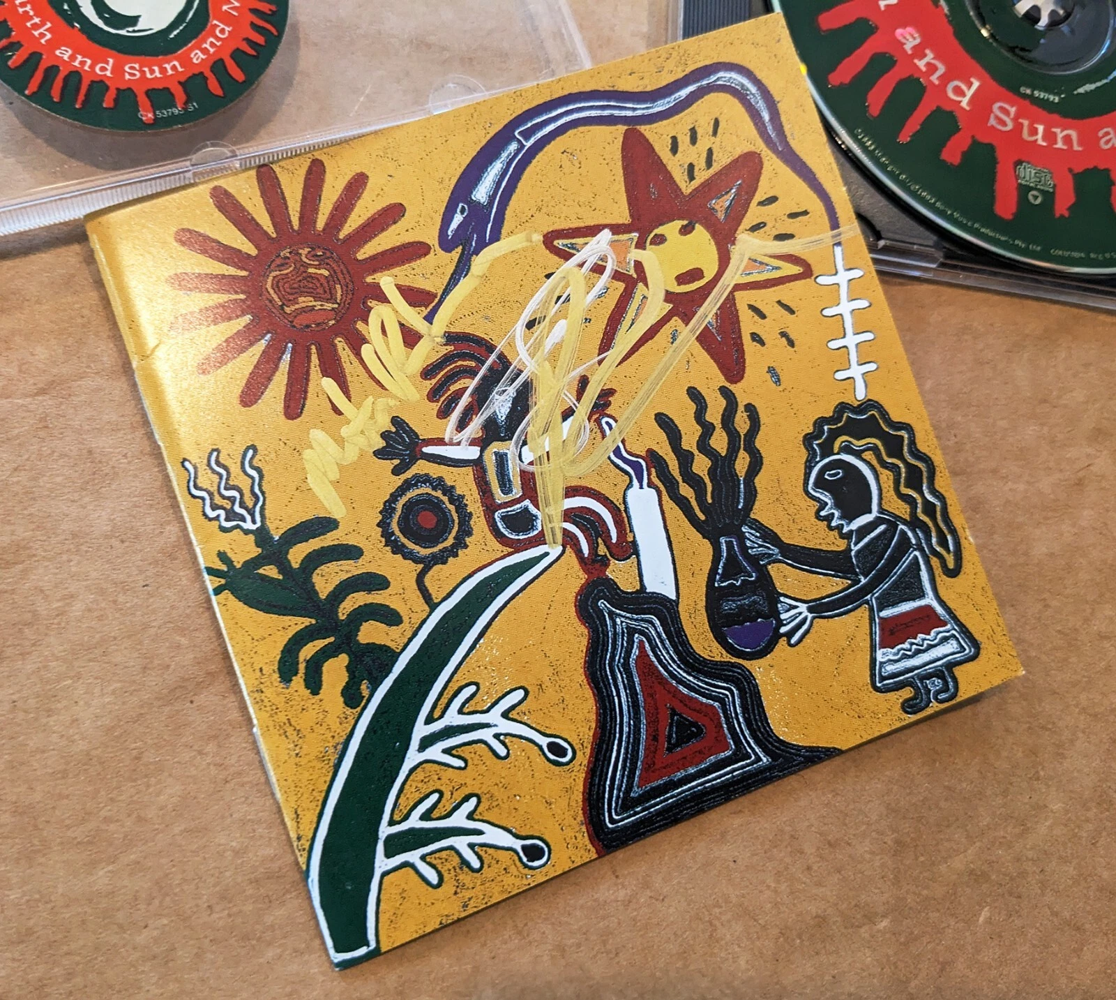 Midnight Oil REAL hand SIGNED Earth and Sun and Moon CD COA Autographed