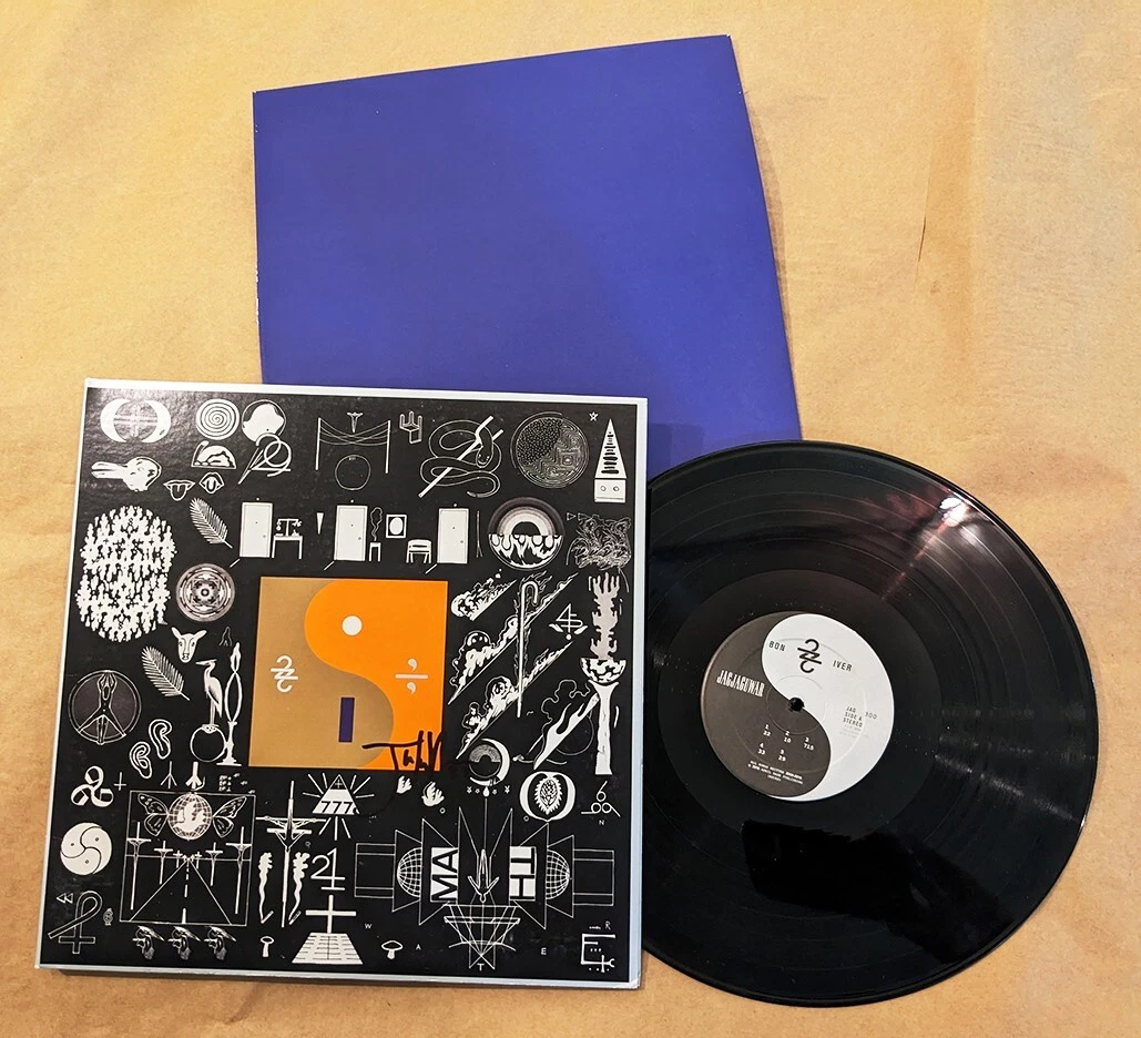 Justin Vernon of Bon Iver REAL hand SIGNED 22, A Million Vinyl Record COA