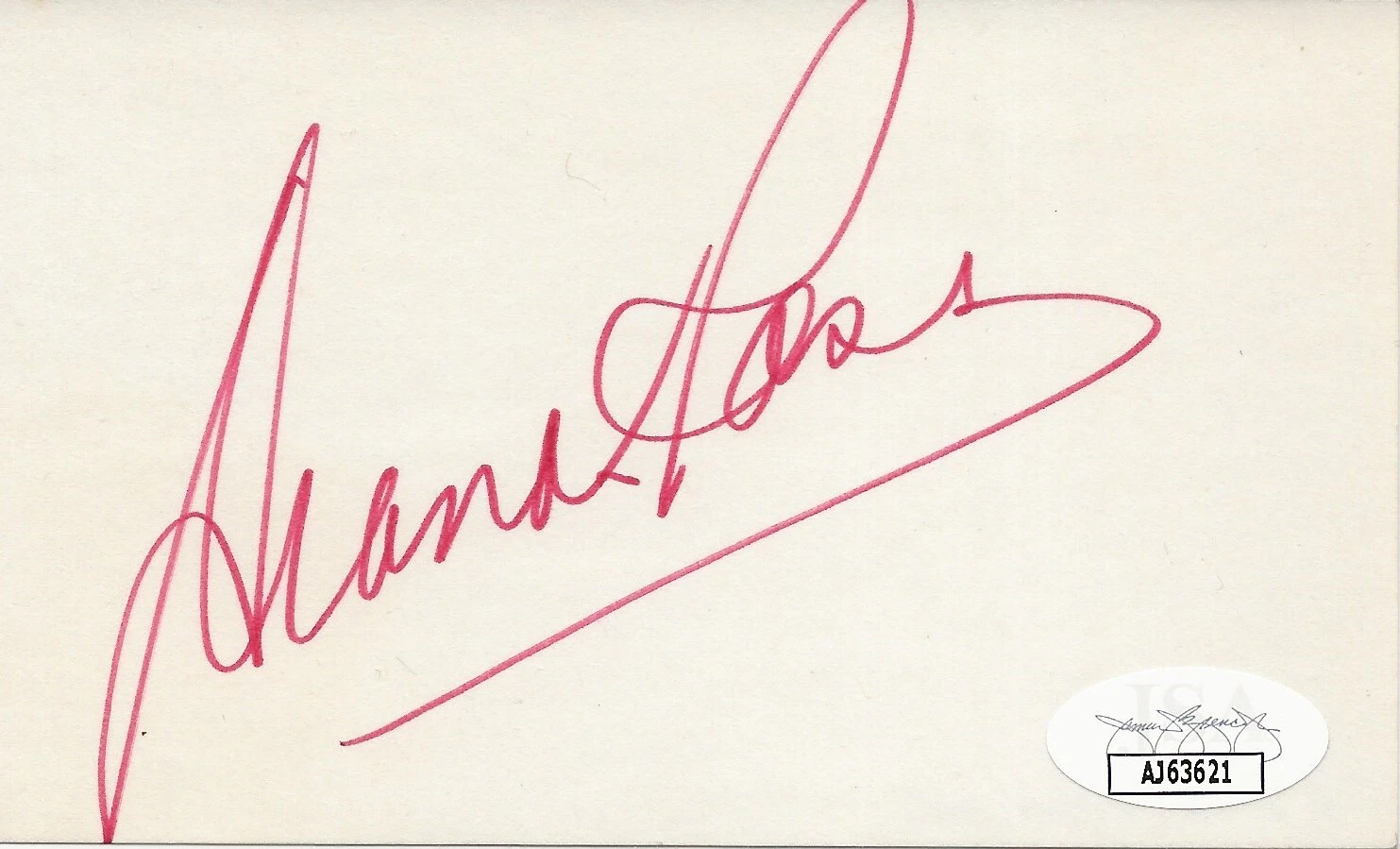 Diana Ross REAL SIGNED vintage Album Card #2 JSA COA Autographed The Supremes