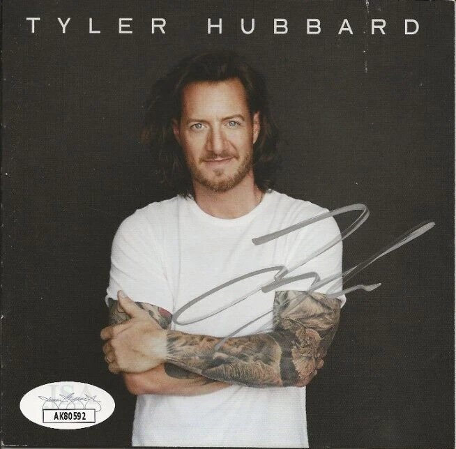 Tyler Hubbard REAL hand SIGNED Self Titled CD #2 JSA COA Florida Georgia Line