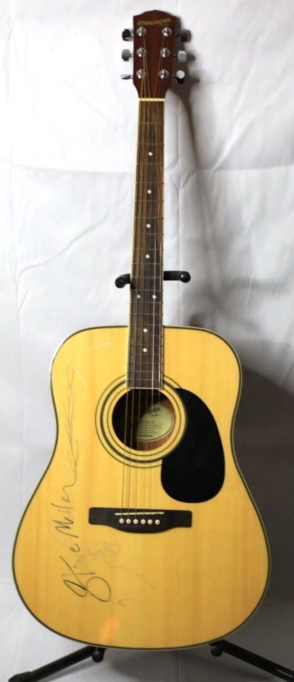 Steve Miller REAL hand SIGNED Fender Starcaster Acoustic Guitar JSA LOA w/sketch