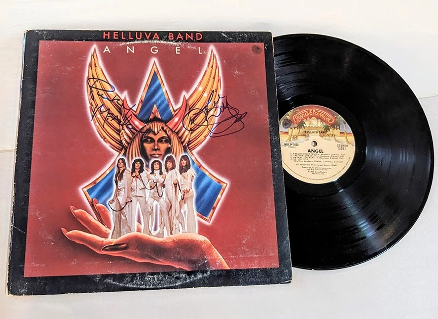 Angel band REAL hand SIGNED Helluva Band Vinyl Record COA Punky & Frank