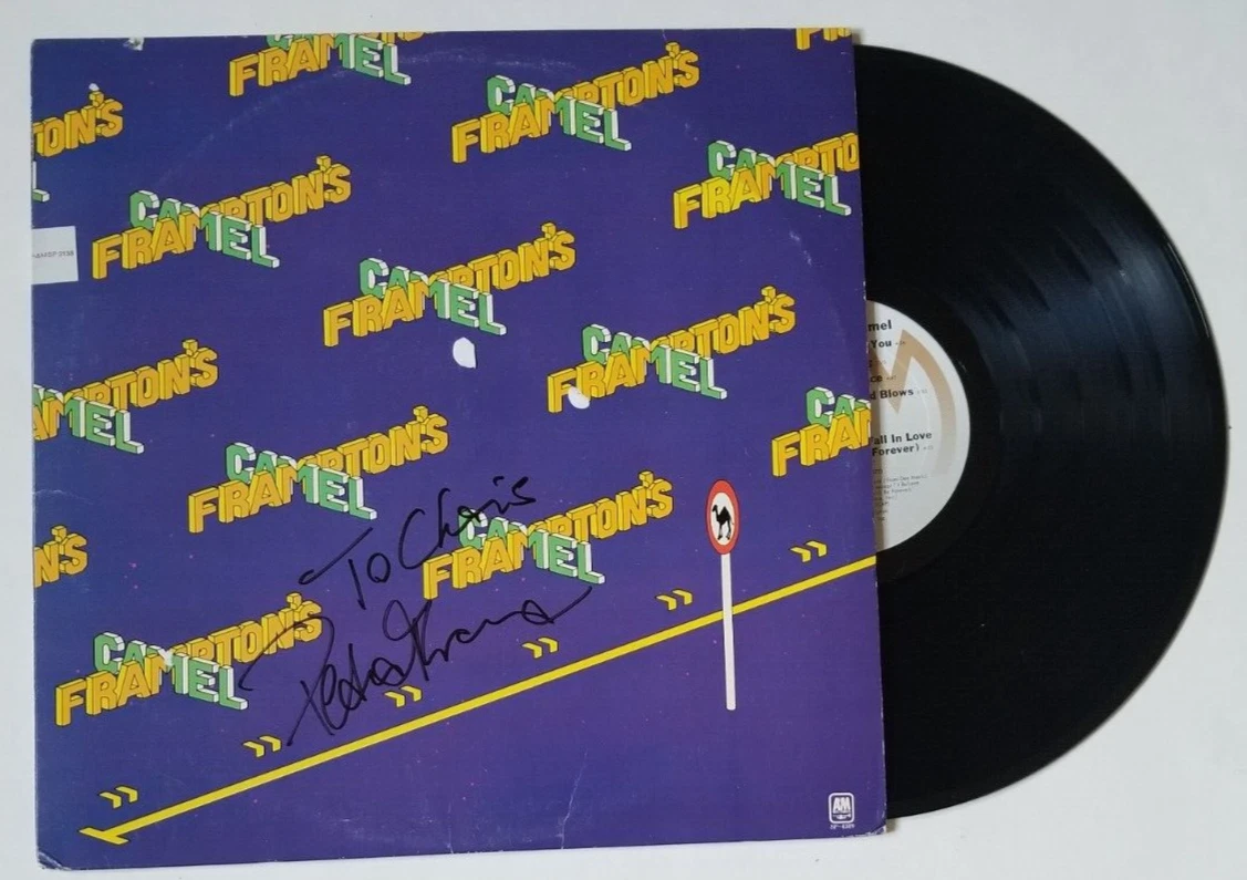 Peter Frampton REAL SIGNED Frampton's Camel Vinyl Record JSA COA Autographed