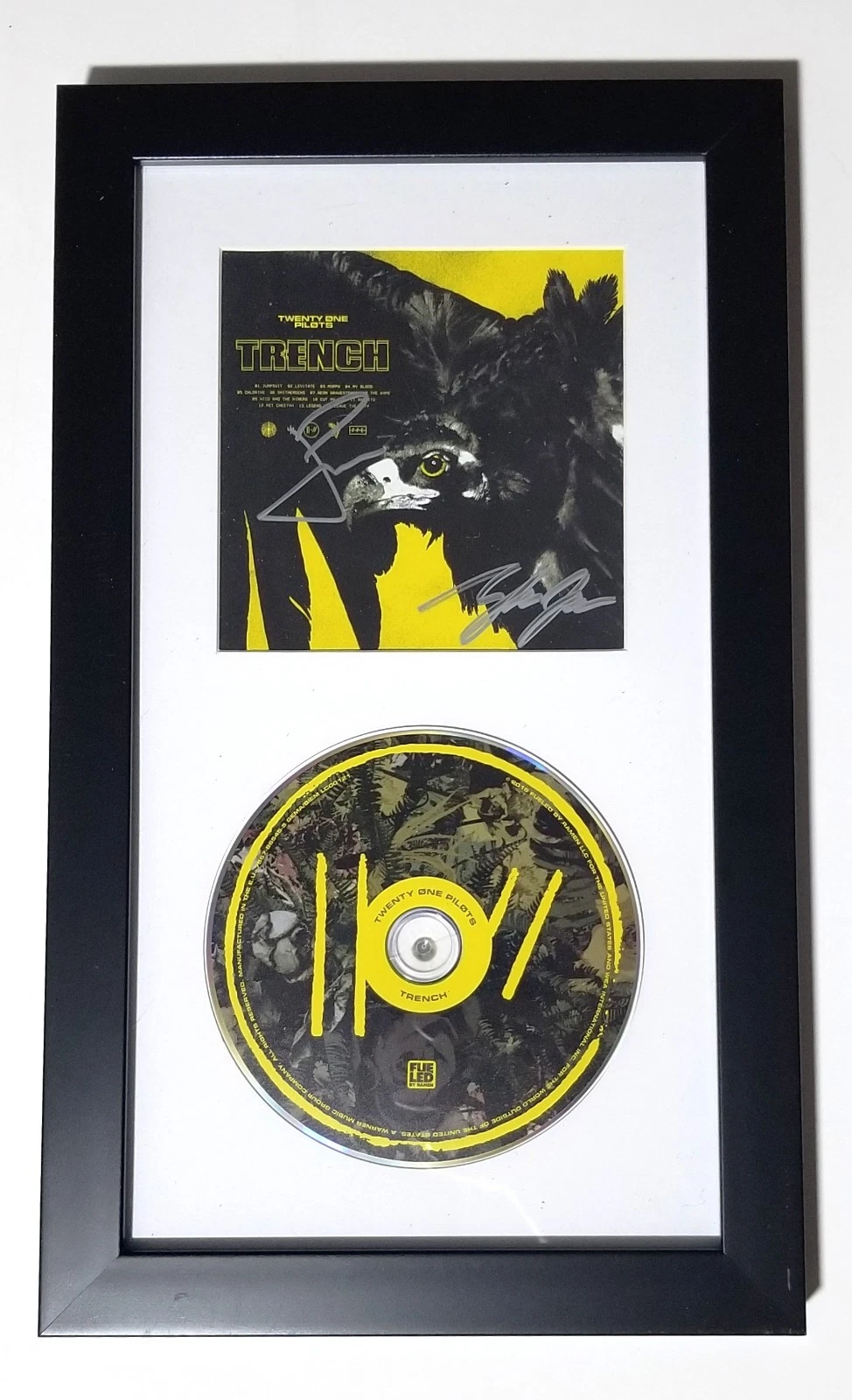 Twenty One Pilots SIGNED Trench CD Framed Display JSA COA Autograph Tyler Josh