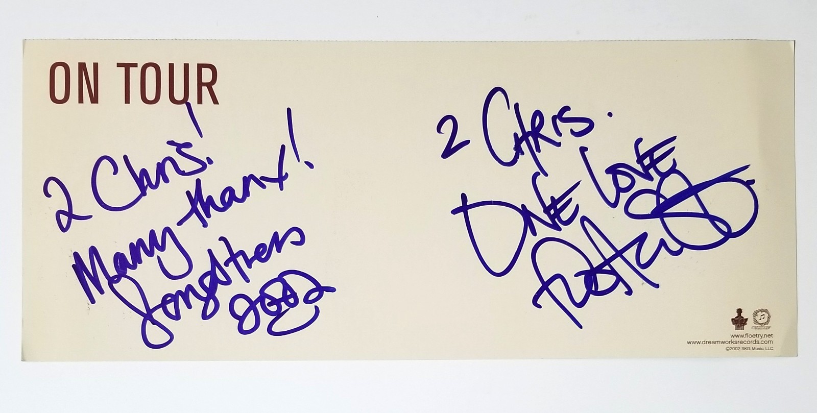 Floetry REAL hand SIGNED Floetic Advert COA Autographed by Songstress Floacist