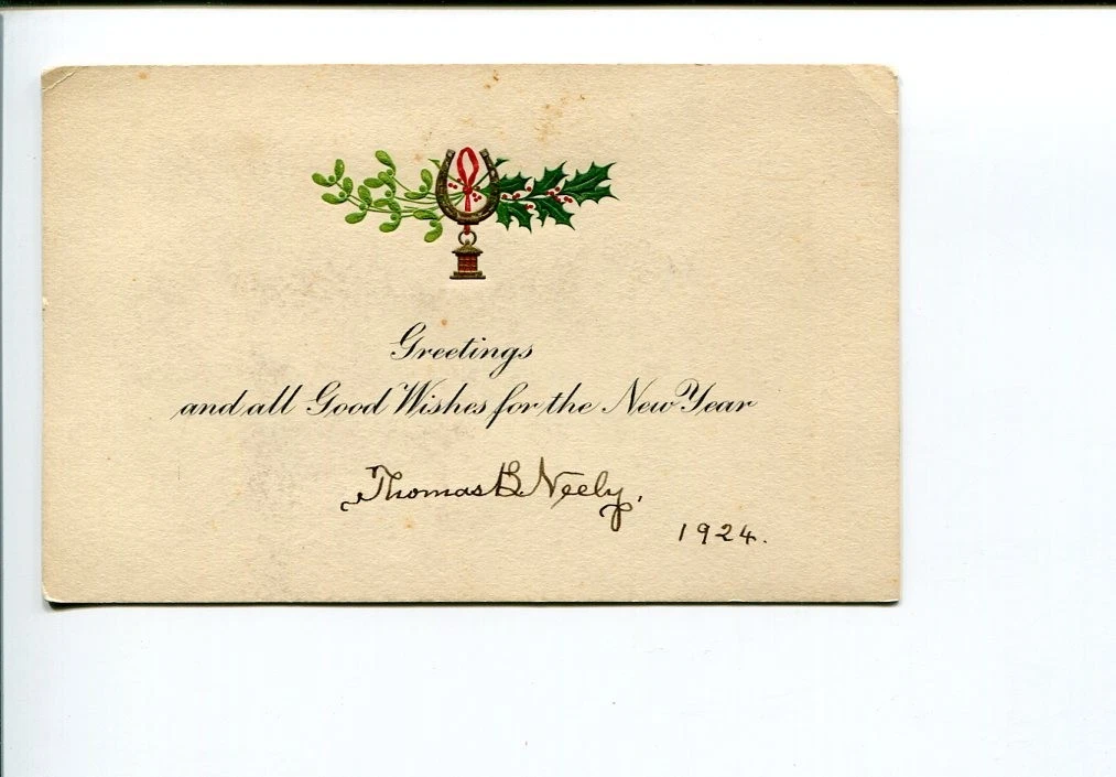 THOMAS BENJAMIN NEELY AUTHOR BISHOP METHODIST EPISCOPAL CLERGY SIGNED AUTOGRAPH COLLECTIBLE MEMORABILIA