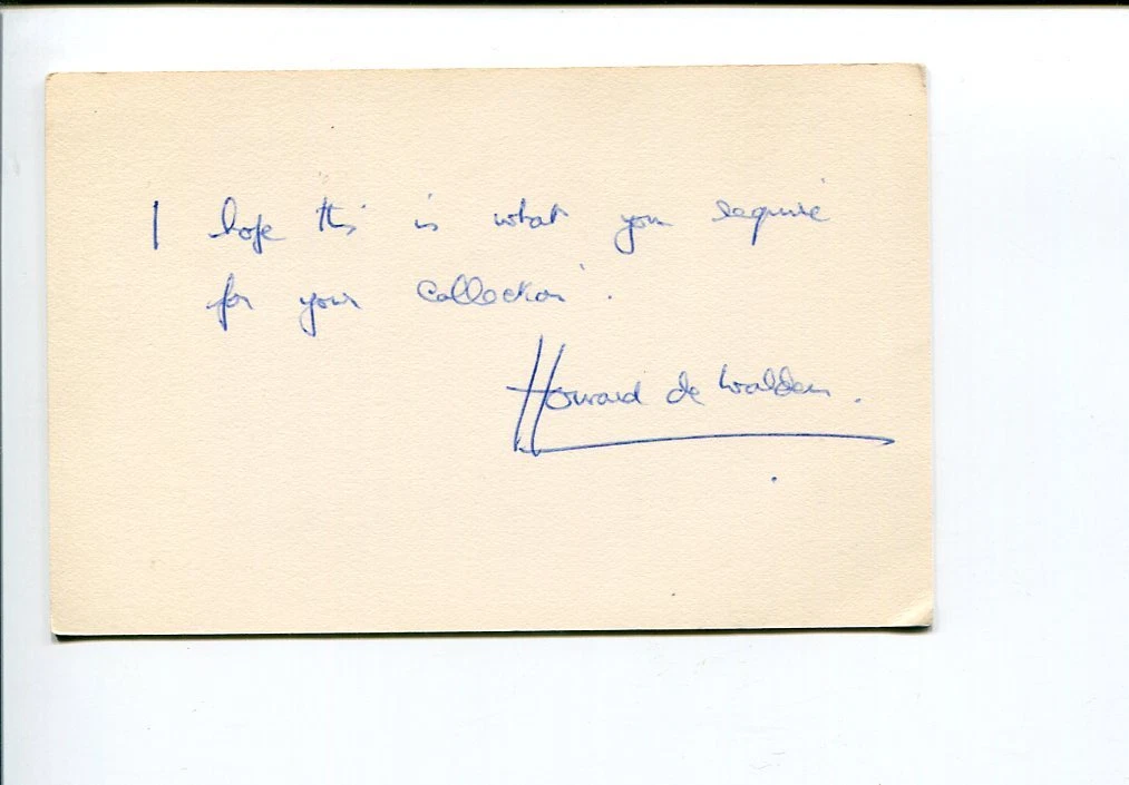 THOMAS EVELYN SCOTT-ELLIS BARON SEAFORD HOWARD DE WALDEN AUTHOR SIGNED AUTOGRAPH COLLECTIBLE MEMORABILIA