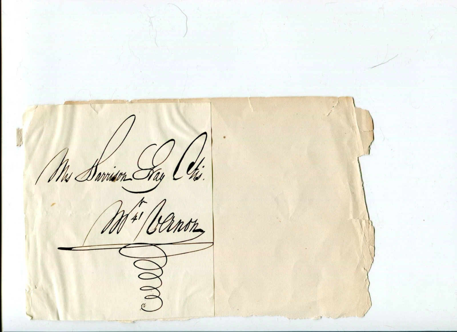 Eliza Otis Barclays of Boston Author Signed Autorgaph