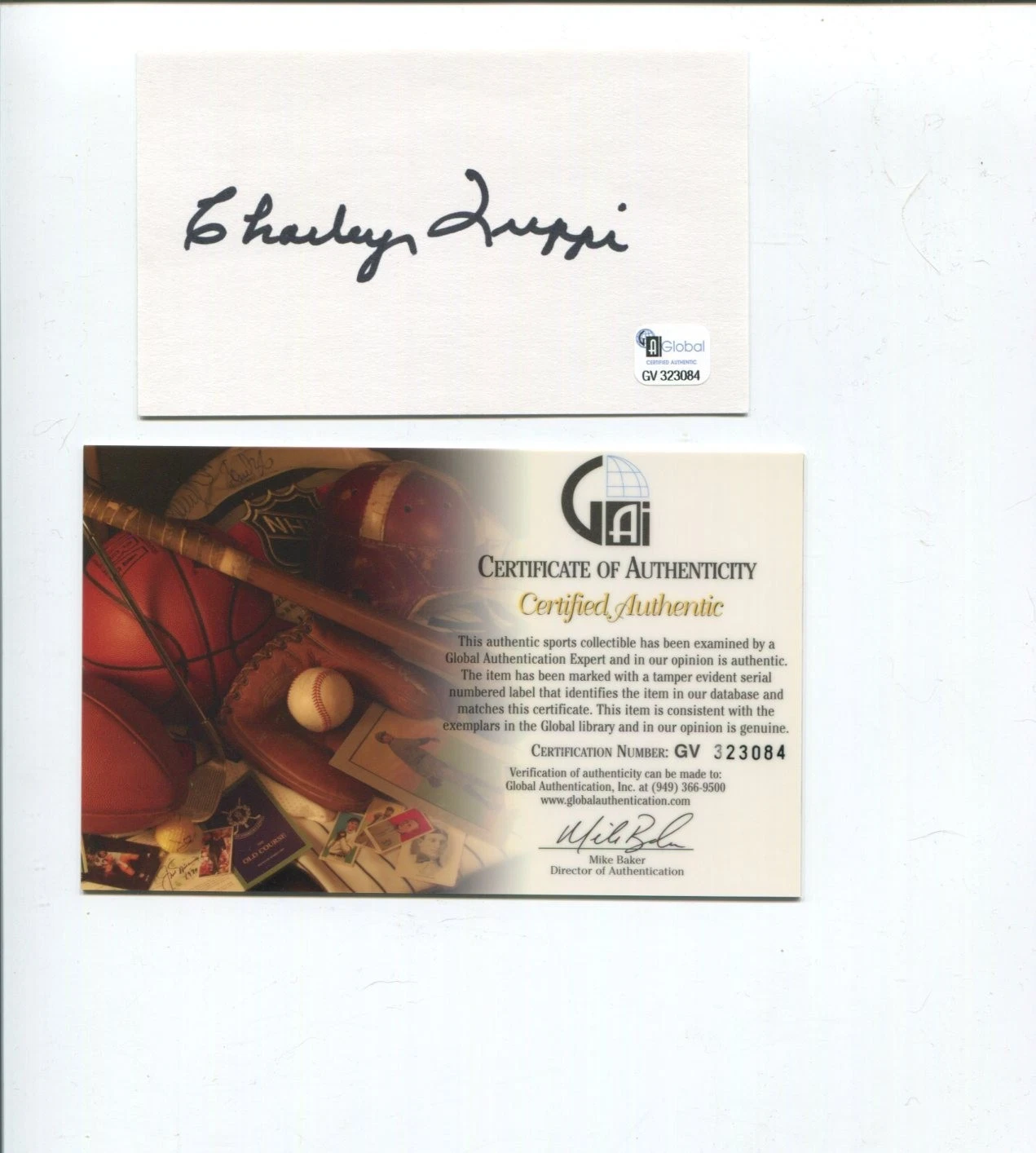 Charley Trippi Chicago Cardinals Georgia Bulldogs HOF Signed Autograph COA
