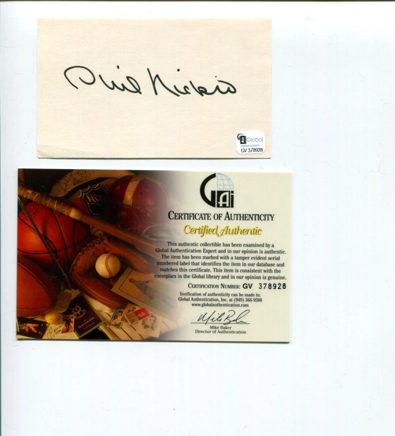 Phil Niekro NY New York Yankees Atlanta Braves HOF Signed Autograph COA