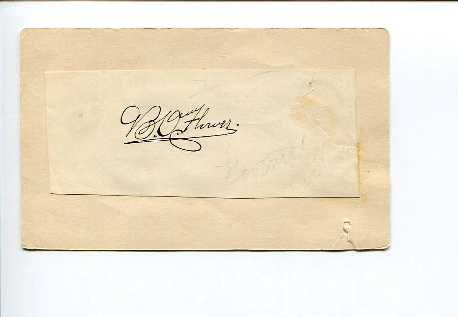 Benjamin Orange B. O. Flower Author Clergy Reformer Journalist Signed Autograph