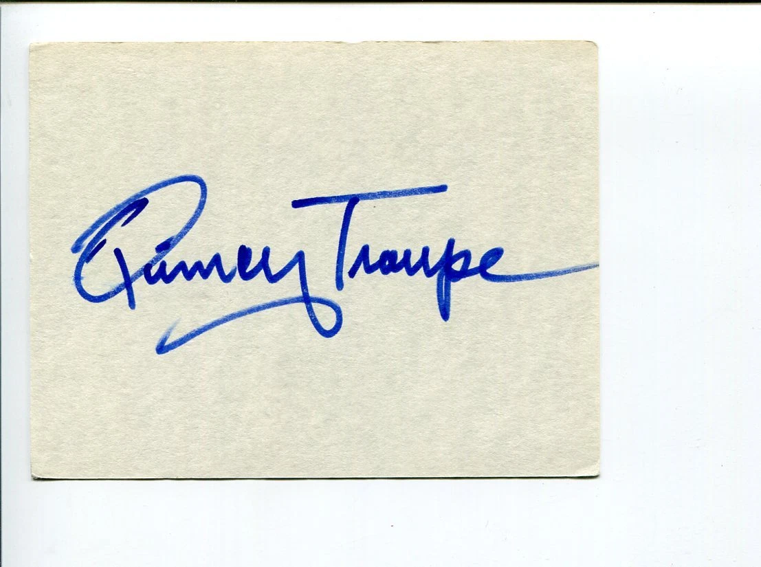Quincy Troupe Poet Author California Poet Laureate Signed Autograph