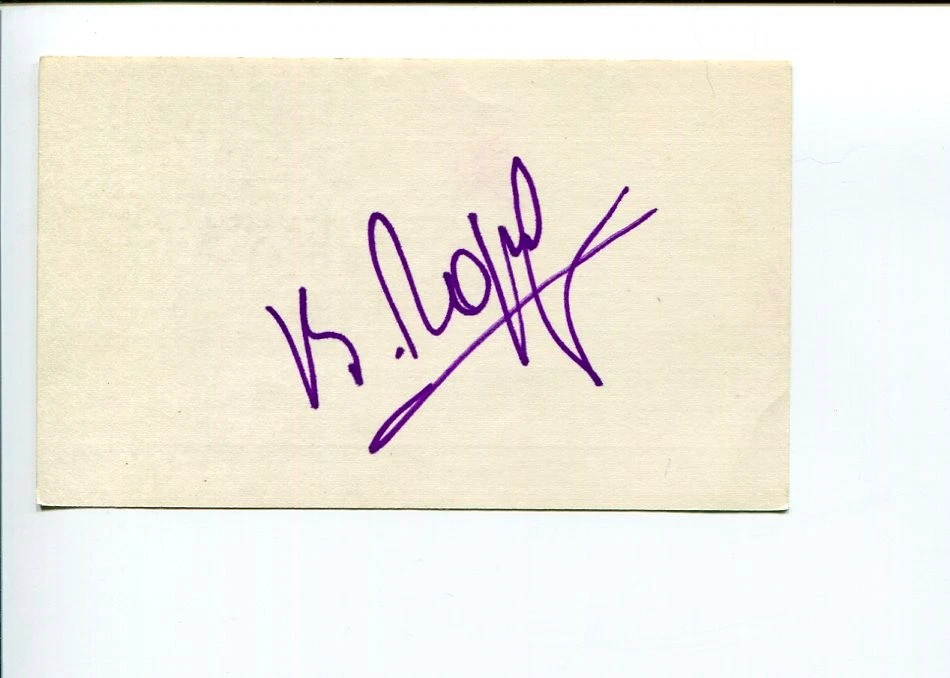 Vyacheslav Gordeyev Moscow Ballet Dance Signed Autograph