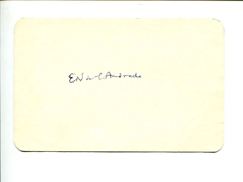 Edward Andrade Physicist Author Poet Signed Autograph
