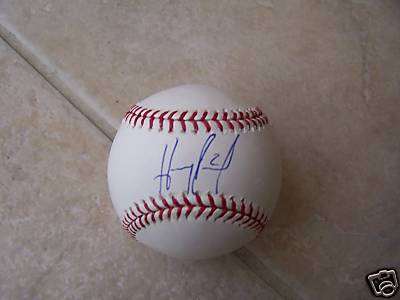 HANLEY RAMIREZ LOS ANGELES DODGERS OFFICIAL SIGNED ML BALL