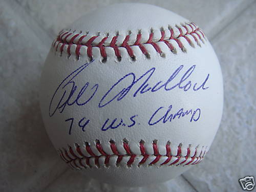 BILL MADLOCK PIRATES 79 W.S CHAMPS OFFICIAL SIGNED BALL