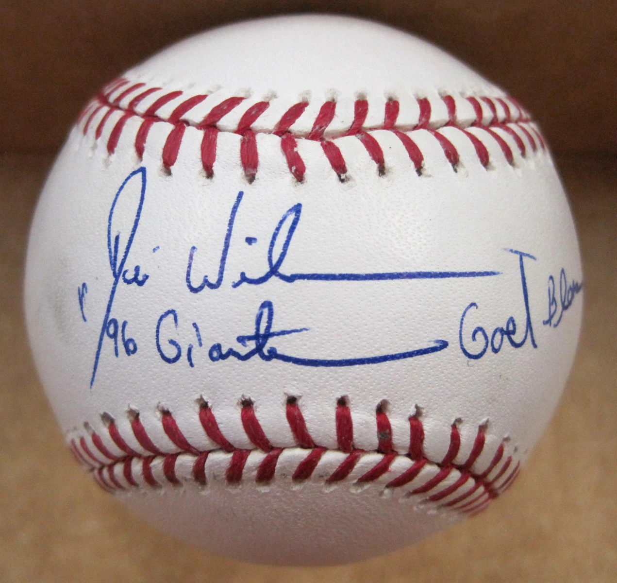 DESI WILSON SAN FRANCISCO GIANTS AUTOGRAPHED SIGNED MAJOR LEAGUE BASEBALL W/COA