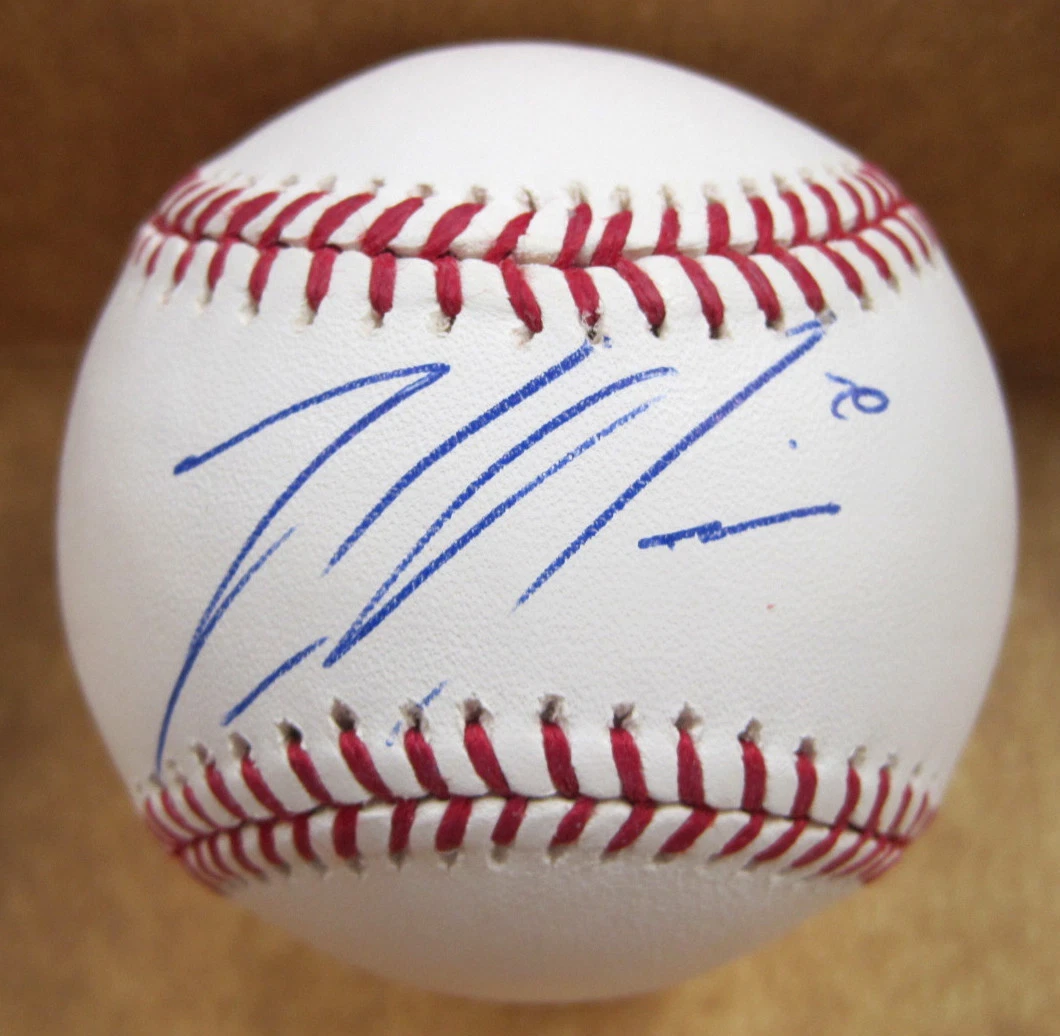 KENTRAIL DAVIS MILWAUKEE BREWERS SIGNED AUTOGRAPHED M.L.BASEBALL W/COA