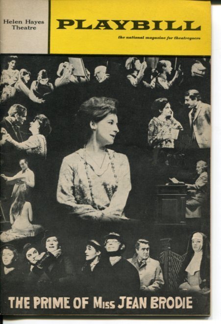 ZOE CALDWELL ROY COOPER THE PRIME OF MISS JEAN BRODIE OPENING NIGHT PLAYBILL COLLECTIBLE MEMORABILIA