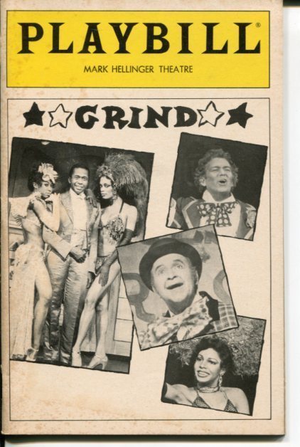 Ben Vereen Leilani Jones Stubby Kaye Grind 1985 Opening Night Playbill