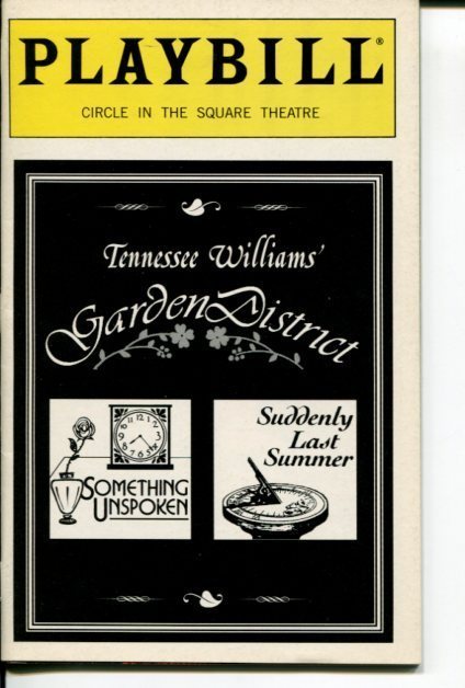 Lizabeth Ashley Tennessee Williams Garden District 1995 Opening Night Playbill