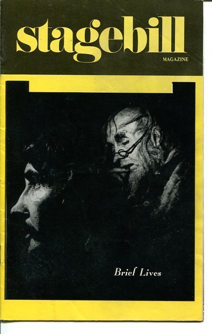 Roy Dotrice Patrick Garland David Lonn Brief Lives Playbill