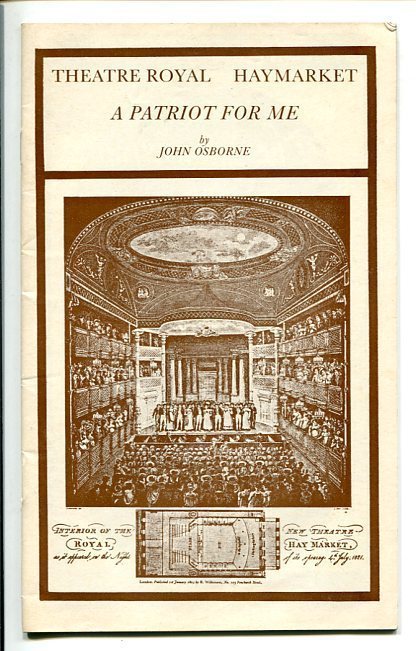 Alan Bates Michael Gough George June Ritchie A Patriot For Me 1983 Playbill