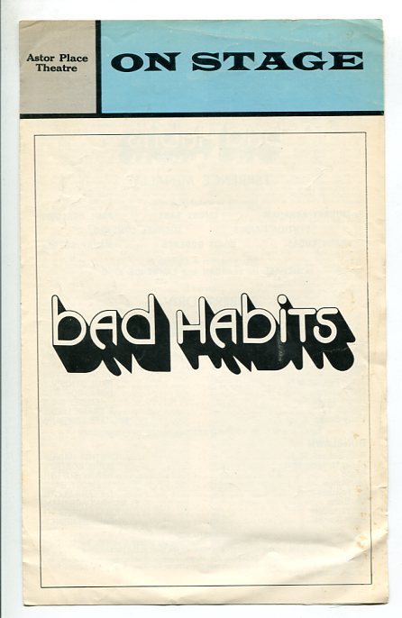 F. MURRAY ABRAHAM DORIS ROBERTS TERRENCE MCNALLY BAD HABITS PLAYBILL COLLECTIBLE MEMORABILIA