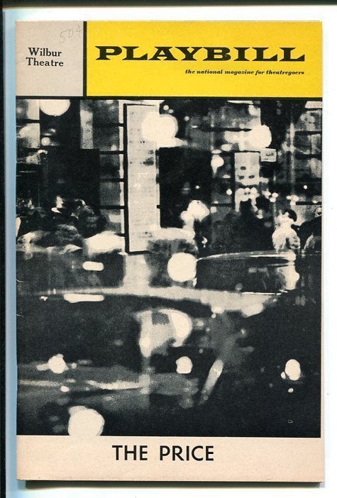 Michael Strong Betty Field Shepperd Strudwick Arthur Miller The Price Playbill