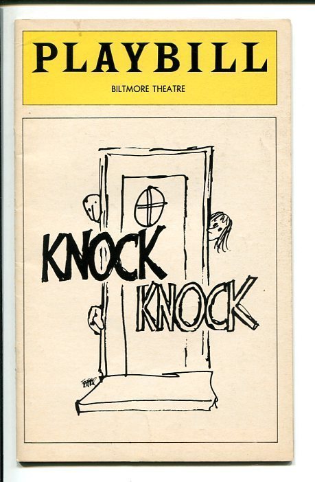 Neil Flanagan Leonard Frey Daniel Seltzer Jules Feiffer Knock Knock Playbill