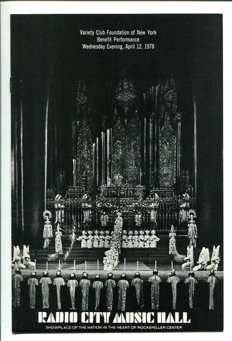 Oliver Reed Raquel Welch Crossed Swords Radio City Music Hall 1978 Program