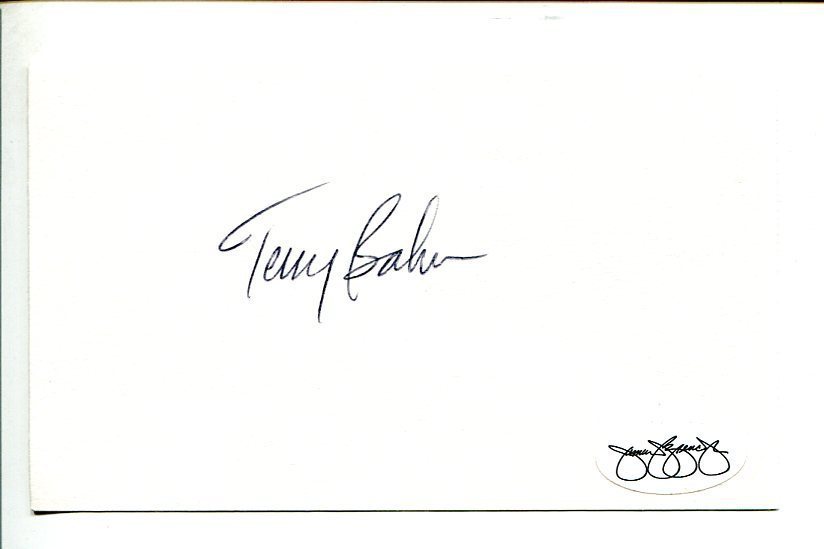 Terry Baker Oregon State Beavers Heisman Winner College HOF Signed Autograph JSA
