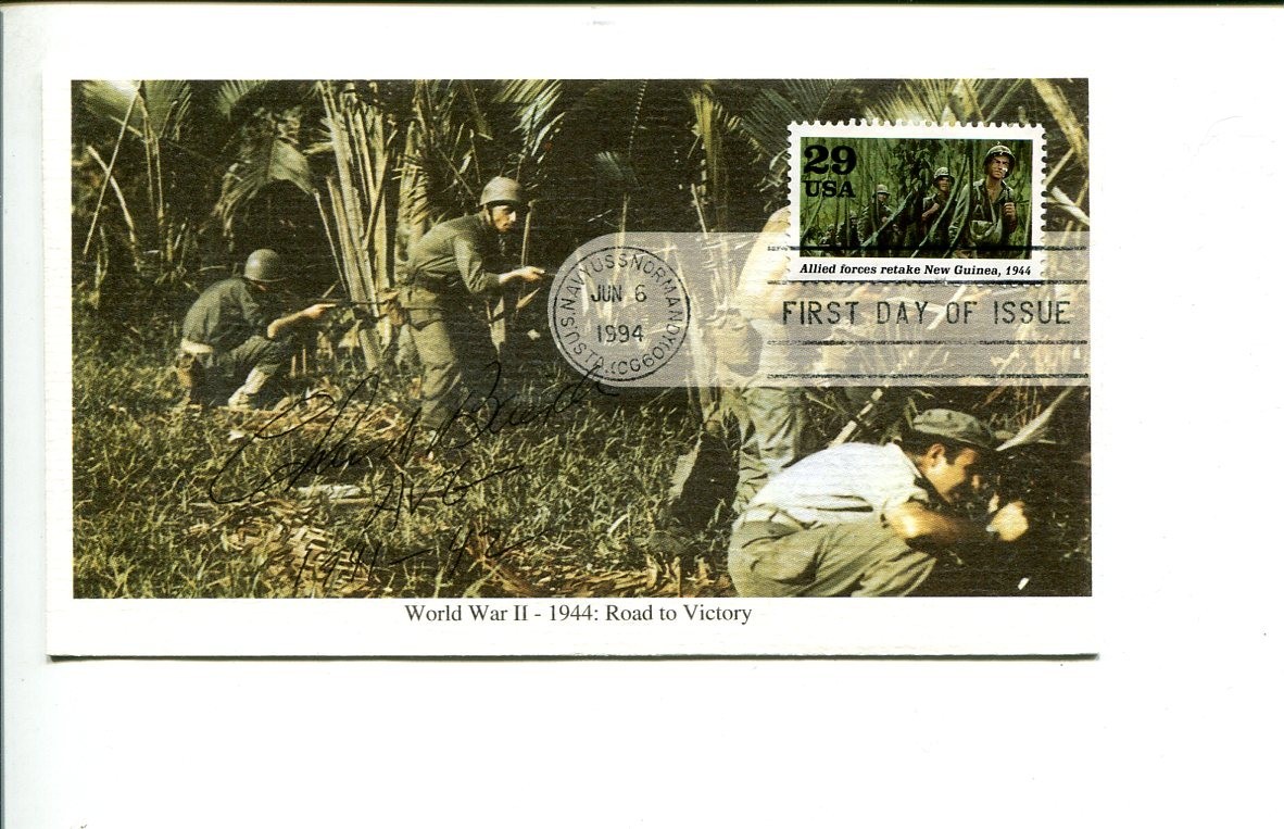 Charles Chuck Baisden WWII War Flying Tigers Rare P-40 Signed Autograph FDC