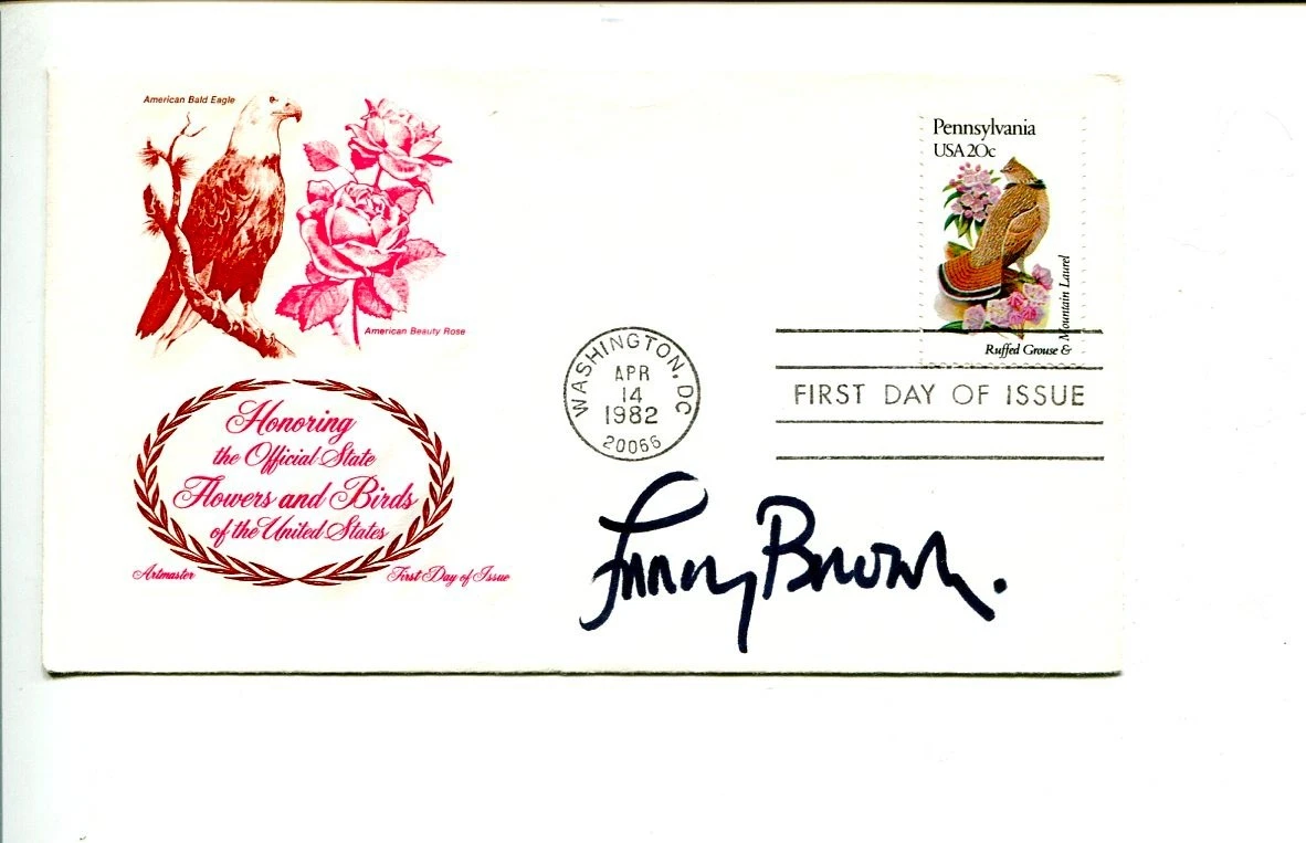 Larry Brown North Carolina Basketball HOF Olympic Gold Signed Autograph FDC