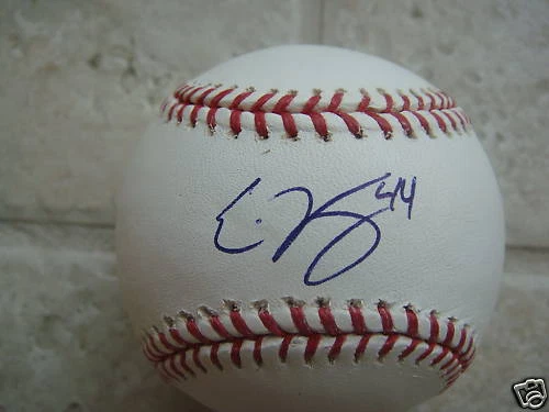 EDDIE KUNZ NEW YORK METS SIGNED OFFICIAL ML BALL W/COA