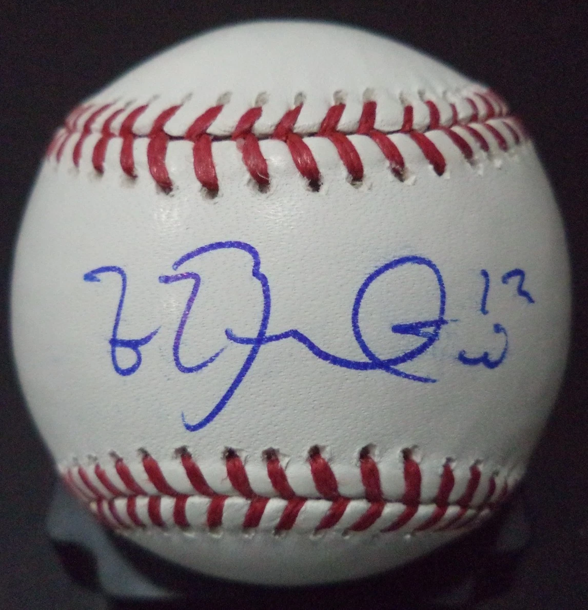ZACH BORENSTEIN ANGELS/DIAMONDBACKS SIGNED AUTOGRAPHED ROMLB BASEBALL W/COA COLLECTIBLE MEMORABILIA