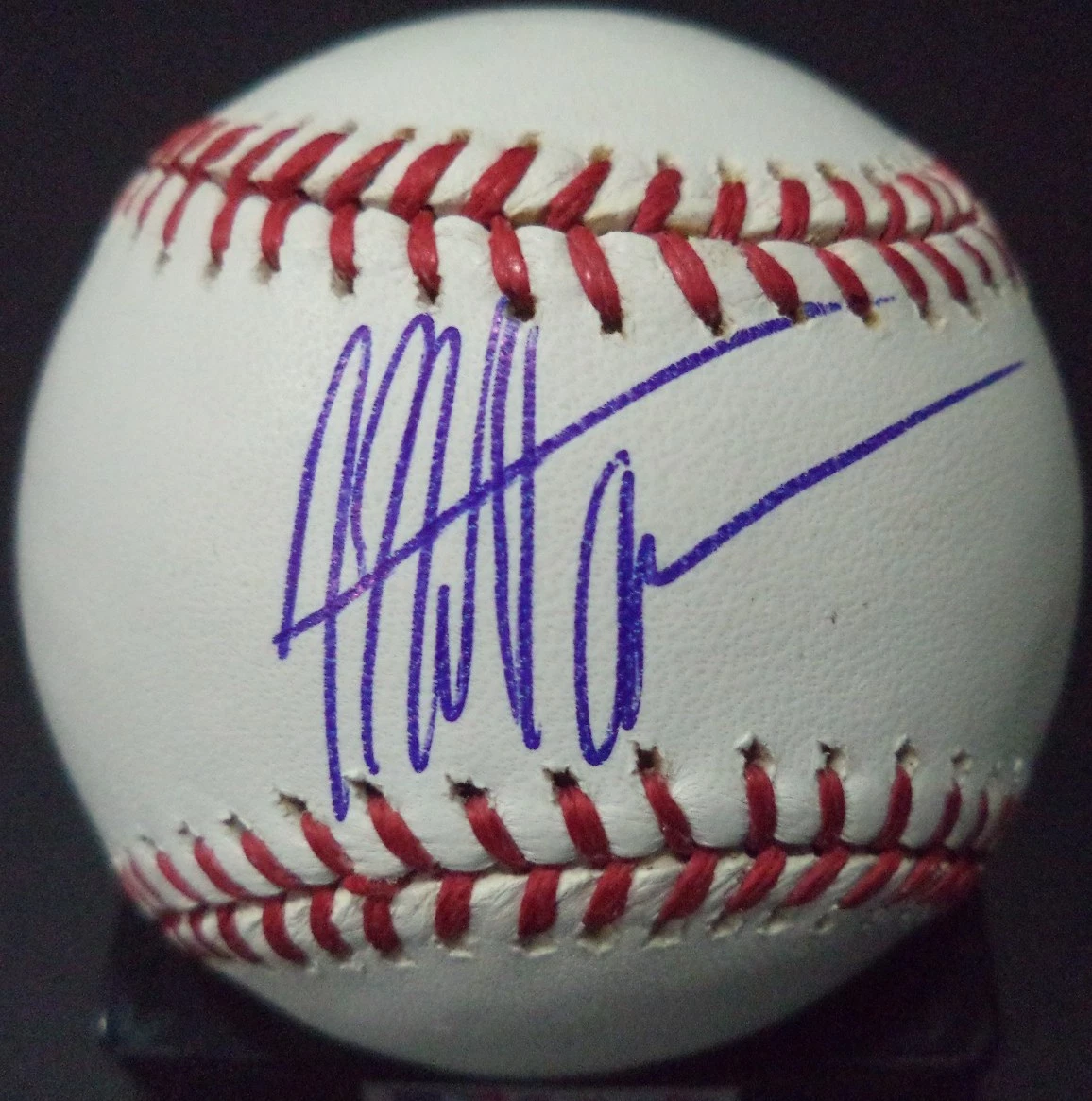 MATT ALBERS RED SOX/ORIOLES SIGNED AUTOGRAPHED ROMLB BASEBALL W/COA