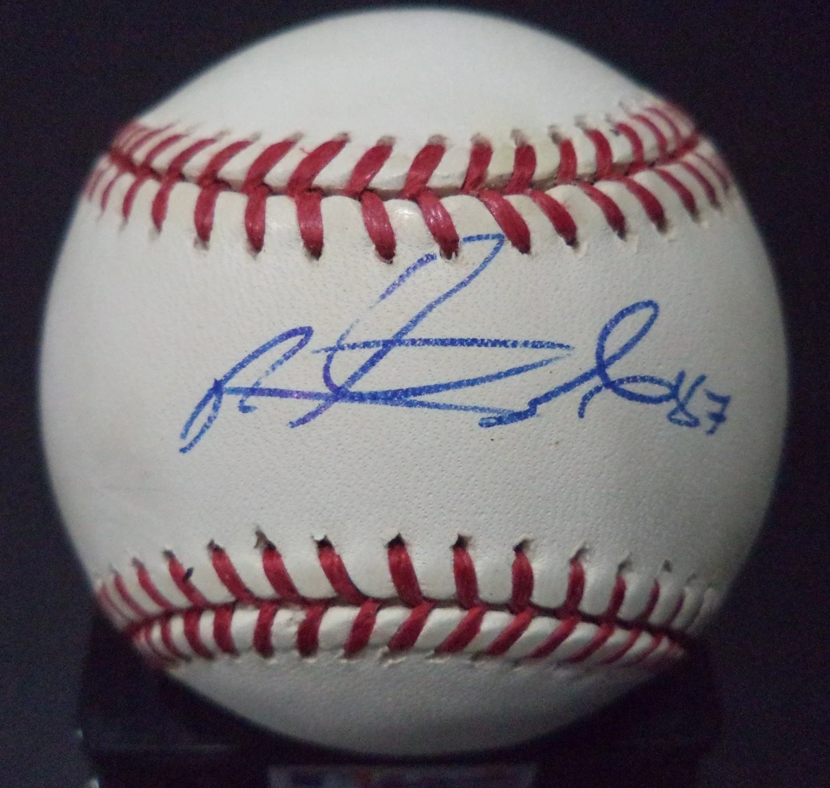 RICARDO AROMBOLES NEW YORK YANKEES SIGNED AUTOGRAPHED ROMLB BASEBALL W/COA