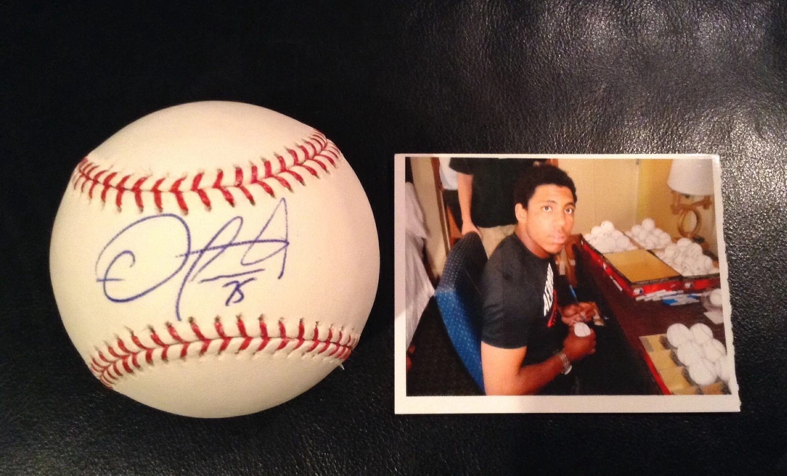 OSCAR TAVERAS ST LOUIS CARDINALS   SIGNED   BASEBALL SPRING TRAINING  #75