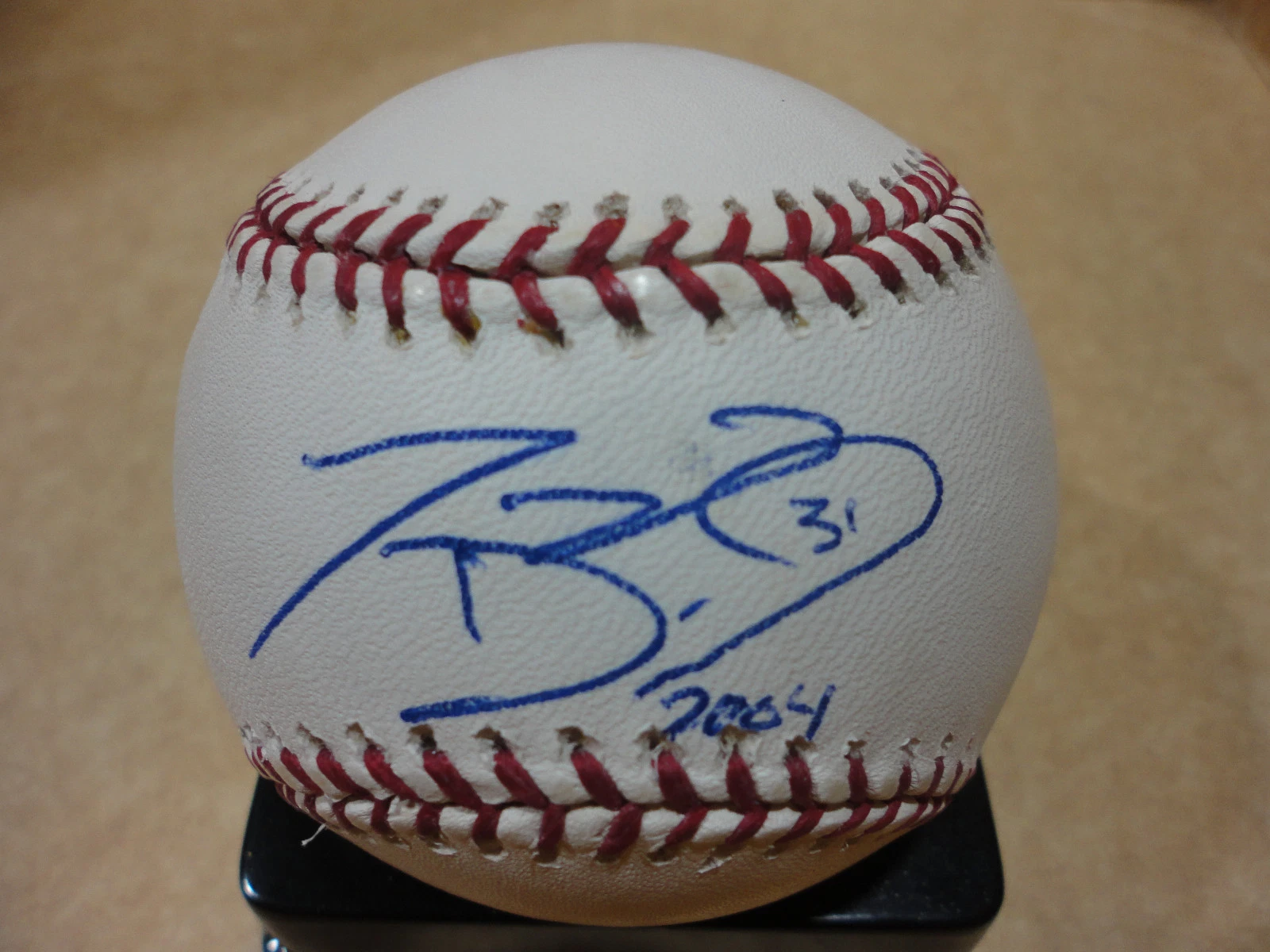 J.D. DURBIN MINNESOTA TWINS SIGNED AUTOGRAPH MAJOR LEAGUE BASEBALL W/COA