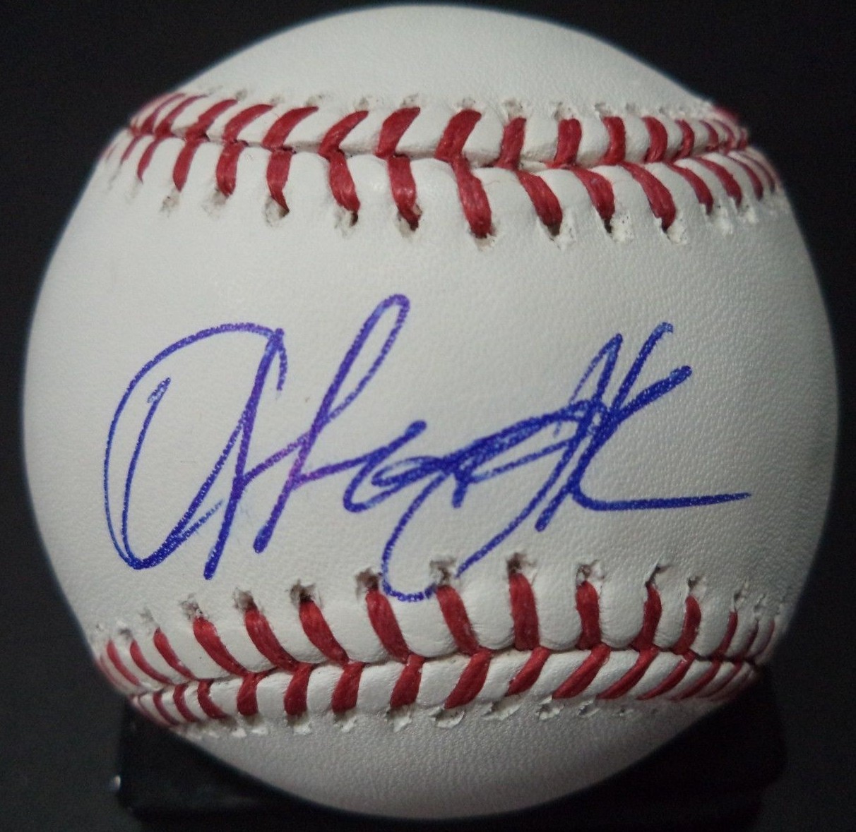 ALEX LIDDI 1ST ITALIAN BORN PLAYER/MARINERS SIGNED AUTOGRAPH M.L. BASEBALL W/COA