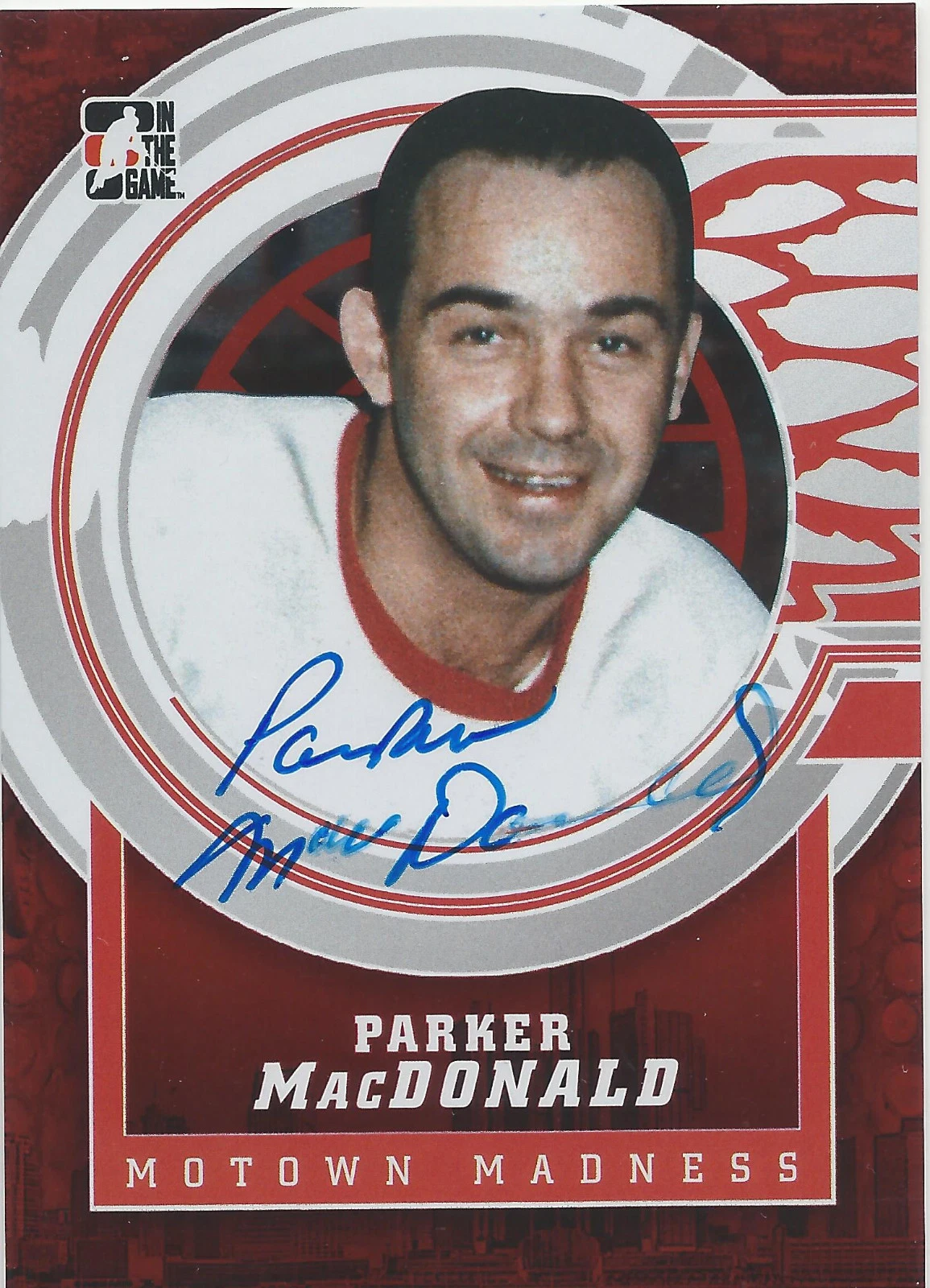 Parker MacDonald Signed 2012-13 ITG Motown Madness #91 Detroit Red Wings