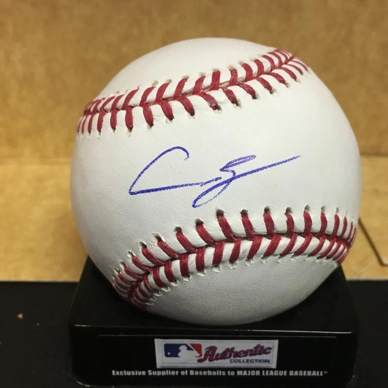 AARON BROWN PHILADELHIA PHILLIES M.L. SIGNED BASEBALL W/COA