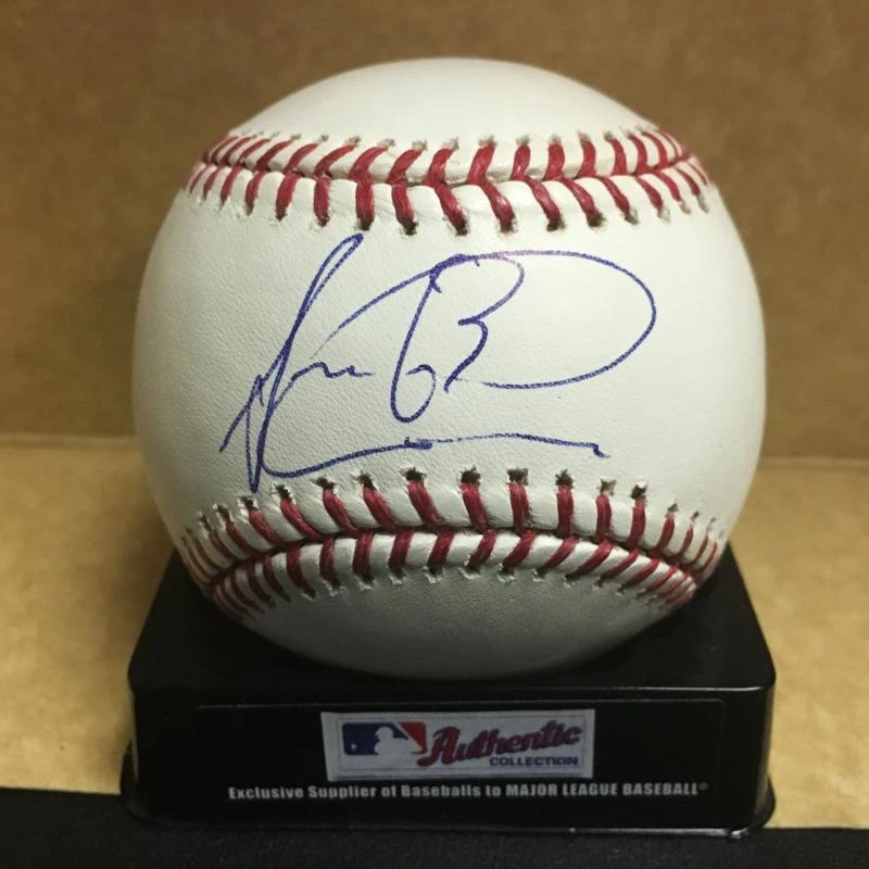 SAMUEL GERVACIO HOUSTON ASTROS M.L. SIGNED BASEBALL W/COA